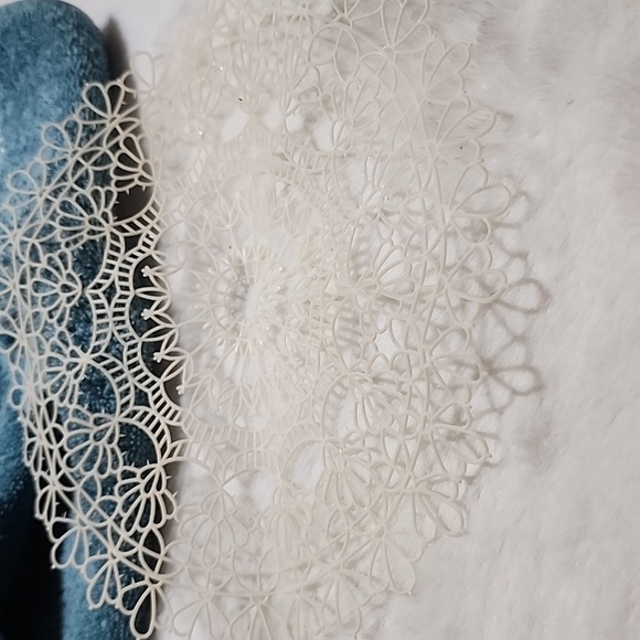 Blue Towel with Fox Embroidery & A Plastic Dollie. - Picture 4 of 5